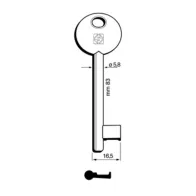 CHIAVI SILCA PATENT AGB-PARI 6P1D  NI (5