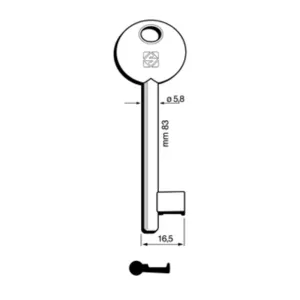 CHIAVI SILCA PATENT AGB-PARI 6P1D BZ (5