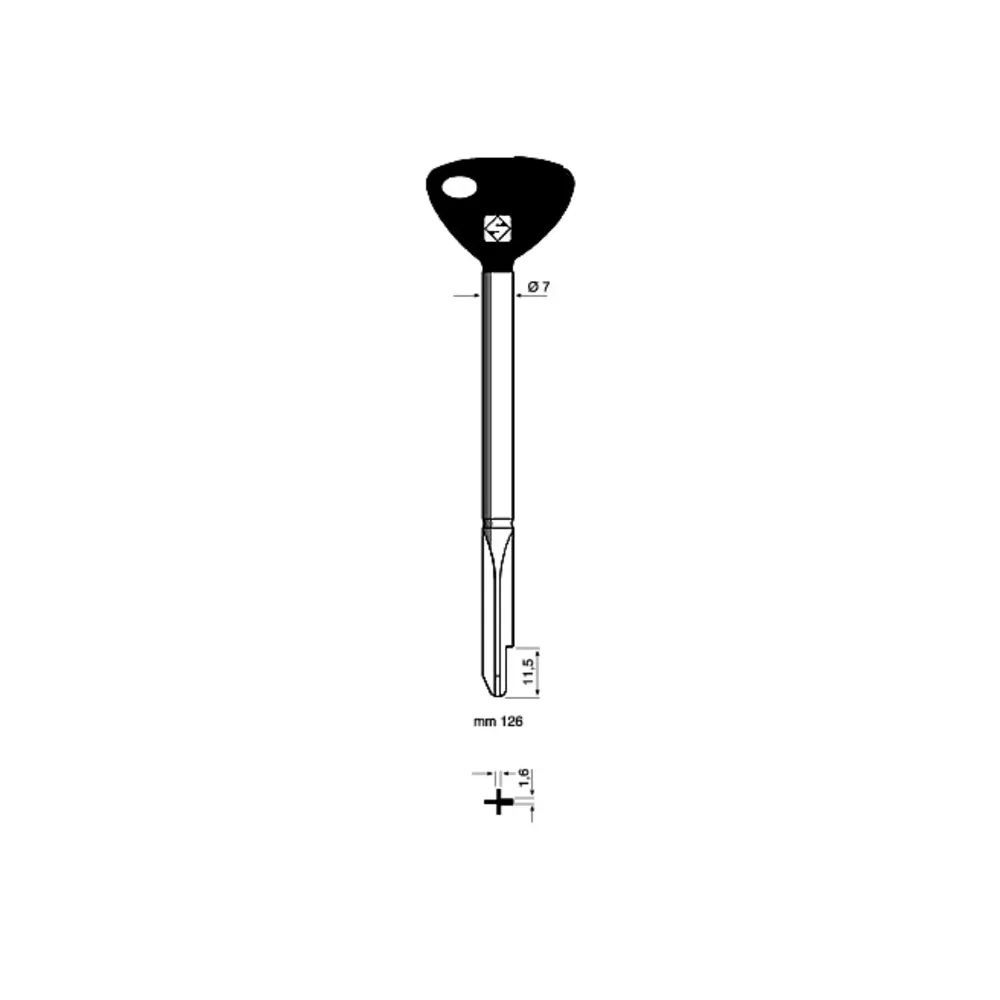 CHIAVI SILCA CROCE XY10P FE T.P. (5