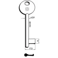 CHIAVI SILCA PATENT BONAITI PARI 6P3D BZ (5