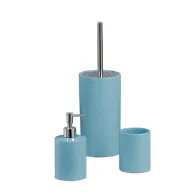 SET DA BAGNO CERAMICA 3 PEZZI COLORI ASSORTITI (3