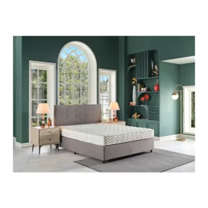 C LETTO PIAZZA E MEZZA CONTENITORE 120X200 CM BEIGE