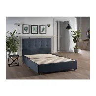 LETTO MATRIMONIALE CONTENITORE 160X200 CM GRIGIO SCURO