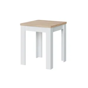 KIT TAVOLO A LIBRO 67X67X135 CM ROVERE BIANCO