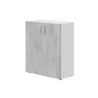 KIT MOBILE MULTIUSO 80X37XH92 CM BIANCO CEMENTO