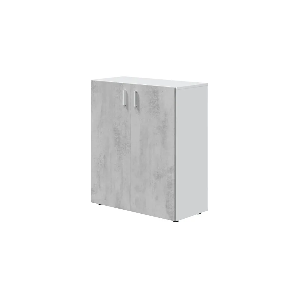 KIT MOBILE MULTIUSO 80X37XH92 CM BIANCO CEMENTO KIT MOBILE MULTIUSO 80X37XH92 CM BIANCO CEMENTO