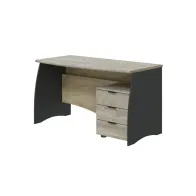 KIT SCRIVANIA ESTIL C/3 CASSETTI 136X67X74 ROVERE ANTRAC