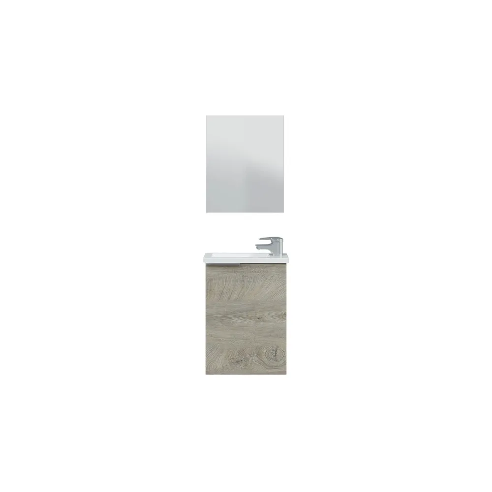 KIT MOBILE BAGNO 1 ANTA 40 SOSP. LAVABO ROVERE KIT MOBILE BAGNO 1 ANTA 40 SOSP. LAVABO ROVERE