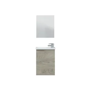 KIT MOBILE BAGNO 1 ANTA 40 SOSP. LAVABO ROVERE