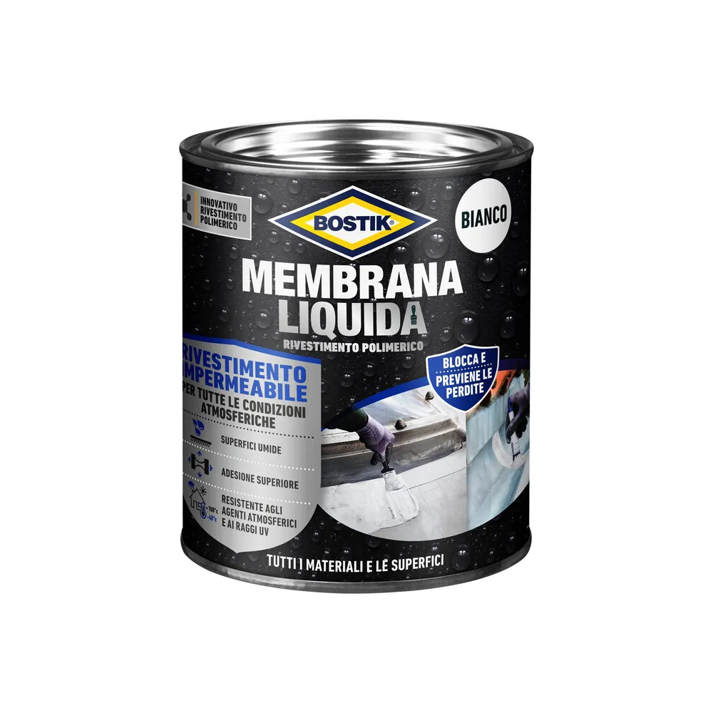 BOSTIK MEMBRANA LIQUIDA RIVEST POLIM 1 KG BIANCO