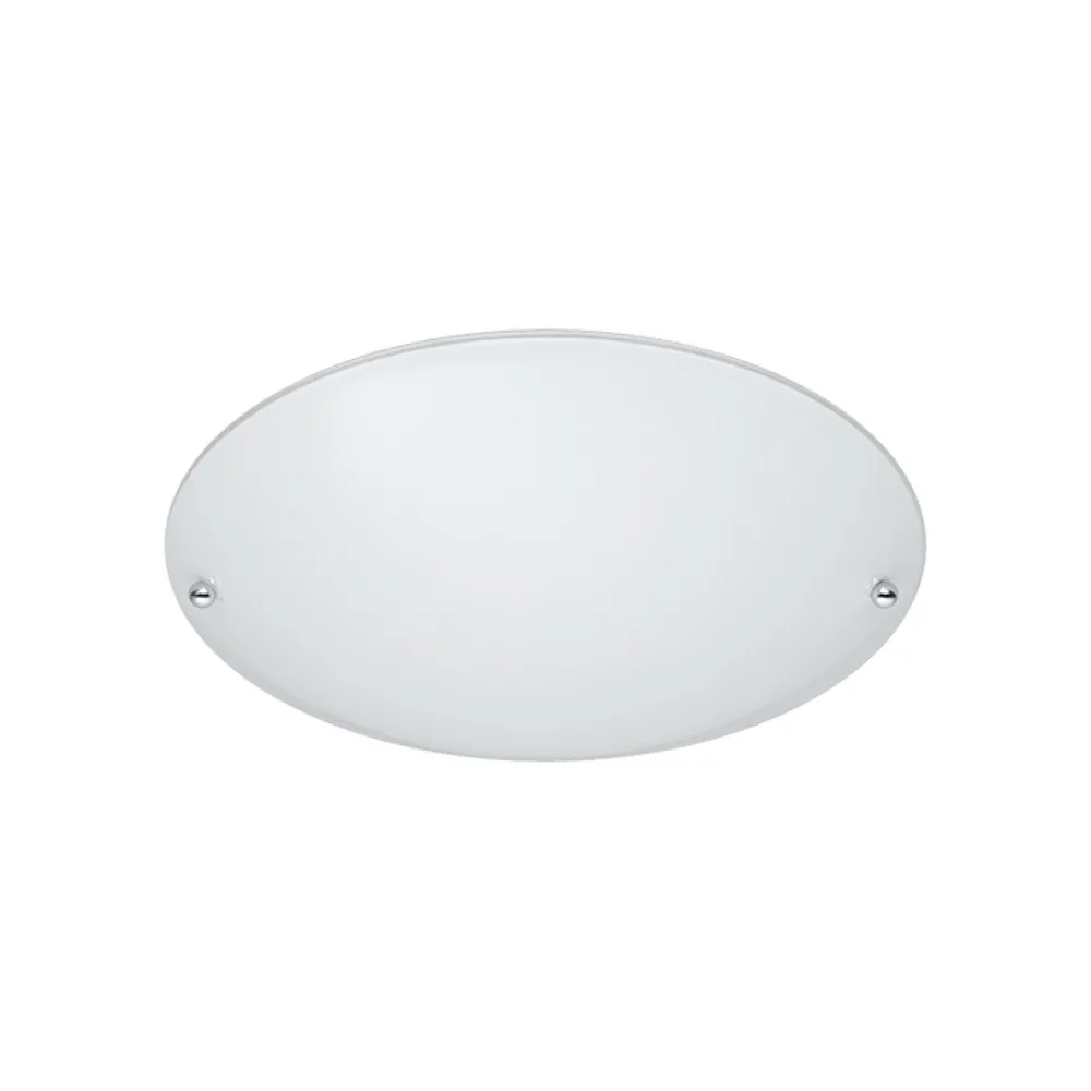 PLAFONIERA LANA VETRO SATINATO E27 D 25 CM PLAFONIERA LANA VETRO SATINATO E27 D 25 CM