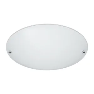 PLAFONIERA LANA VETRO SATINATO E27 D 25 CM