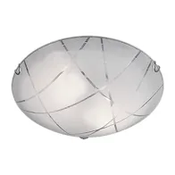 PLAFONIERA SANDRINA GRANIGLIA RIGHE TRASP. D.40