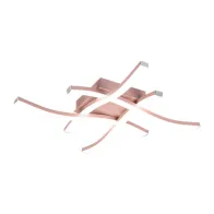 PLAFONIERA LED ROUTE ORO ROSA 4 LUCI 20W 4000K