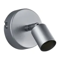 FARETTO DA PARETE PARIS 1 LUCE GU10 ALLUMINIO