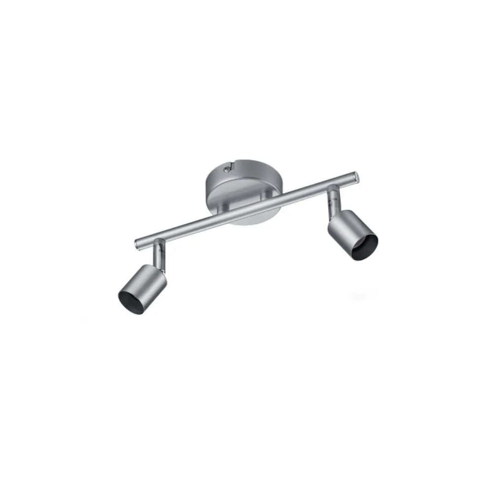 BARRA 2 FARETTI PARIS GU10 ALLUMINIO