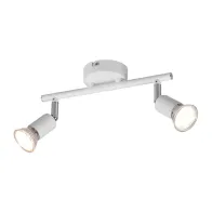BARRA 2 FARETTI PARIS GU10 BIANCO