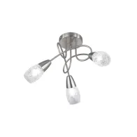 PLAFONIERA COLMAR 3 LUCI E14 VETRO SATINATO