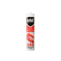 SELSIL SILICONE ACETICO PLUS SAC-100 NERO 280 ML (25
