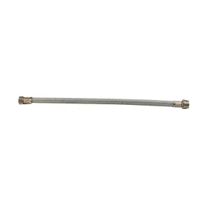 PL FLESSIBILE INOX F 3/8 F 1/2  30 CM 2 PZ