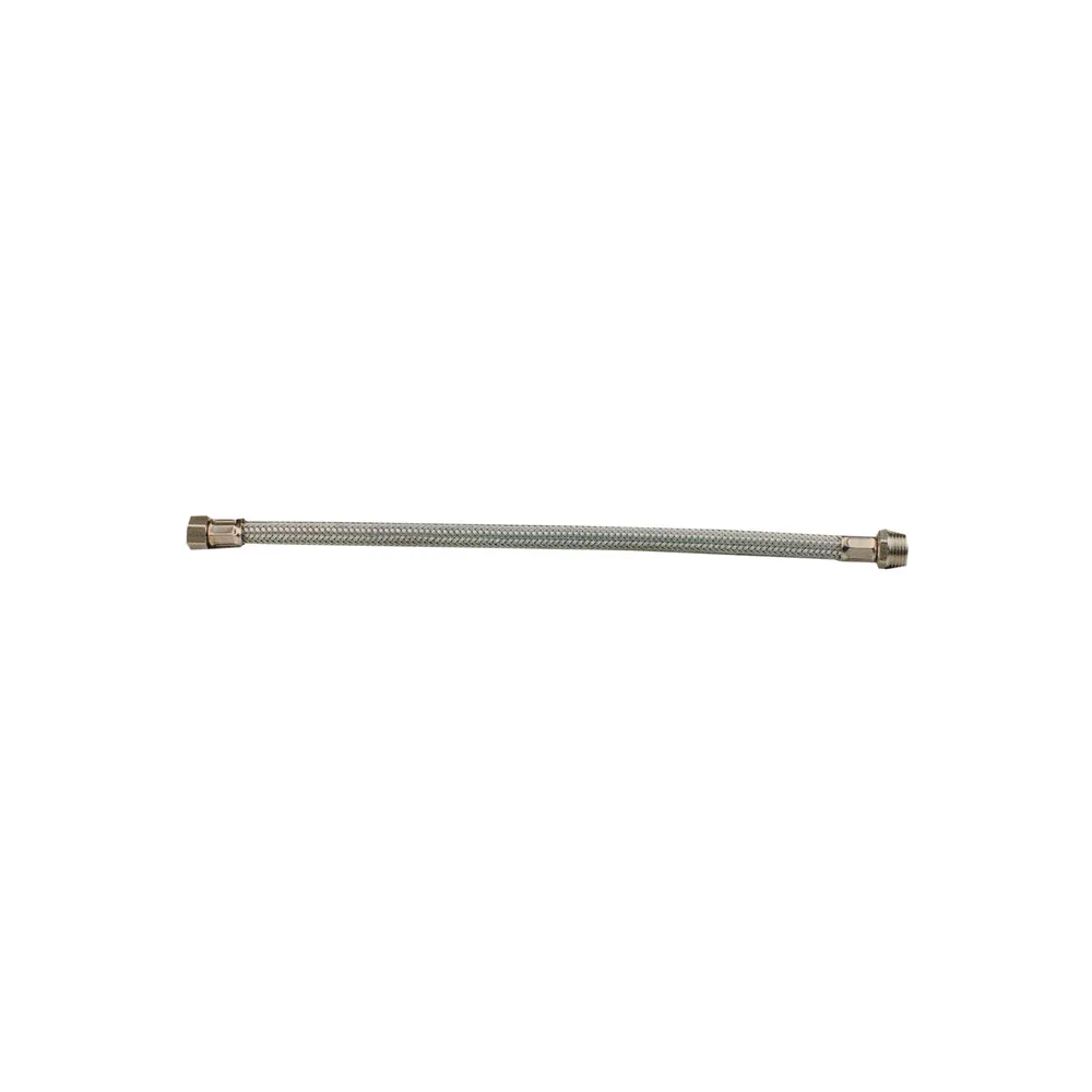 PL FLESSIBILE INOX F F 3/8  30 CM  2 PZ