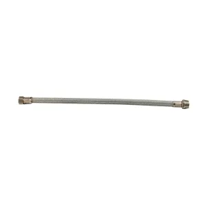 PL FLESSIBILE INOX M 1/2 F 3/8  30 CM  2 PZ