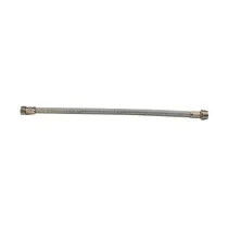 PL FLESSIBILE INOX M 3/8 F 1/2 40 CM  2 PZ