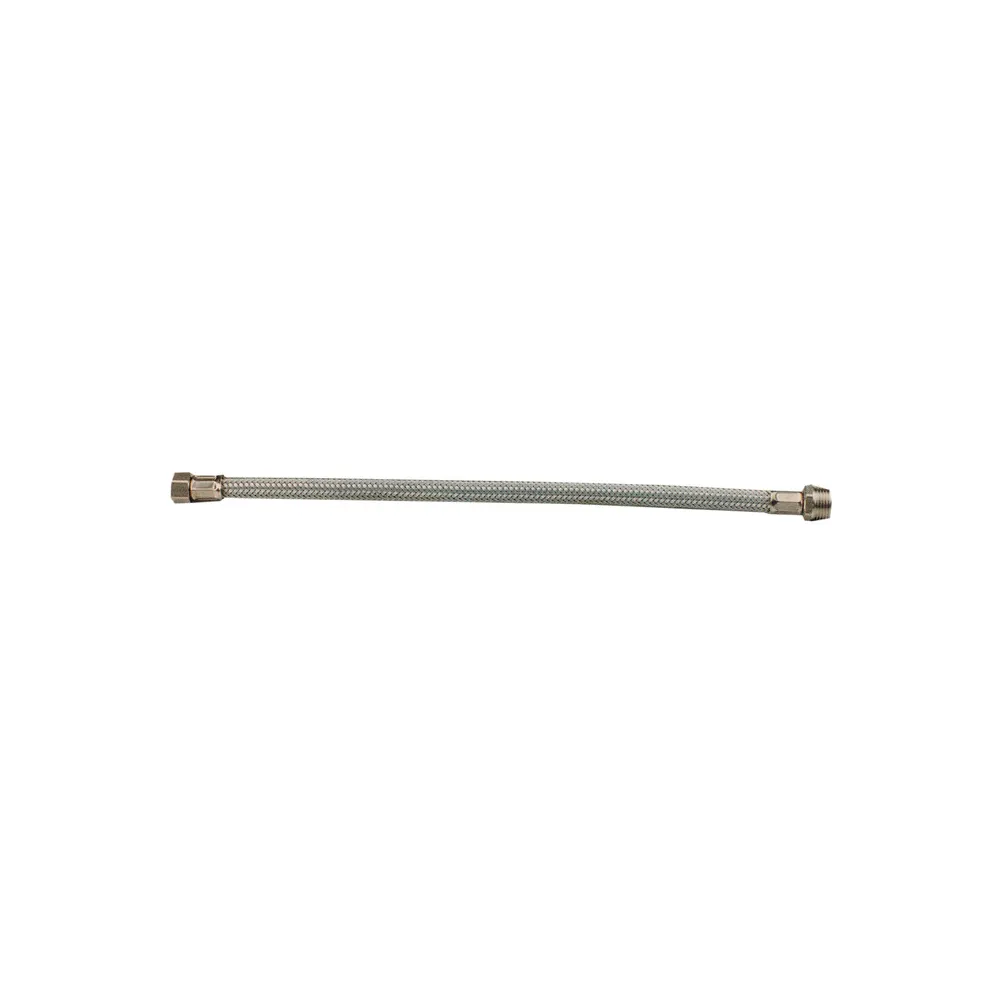 PL FLESSIBILE INOX M F 1/2  30 CM  2 PZ
