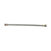 PL FLESSIBILE INOX M F 3/8 40 CM  2 PZ