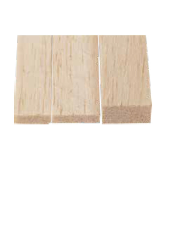 LIME WOOD STRIP FOR MODELING 2X5X1000 MM
