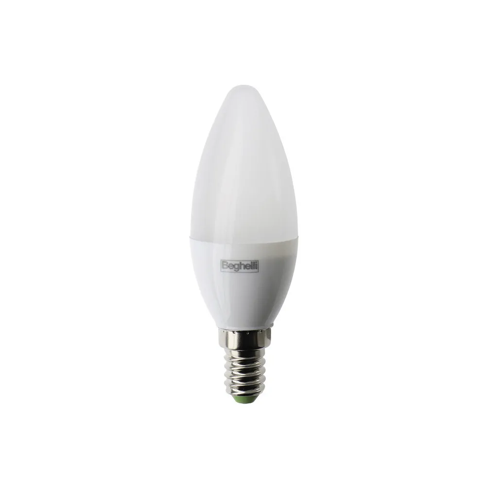 BEGHELLI LED OLIVA E14  5W 56825 CALDA 3000K PLAST (10