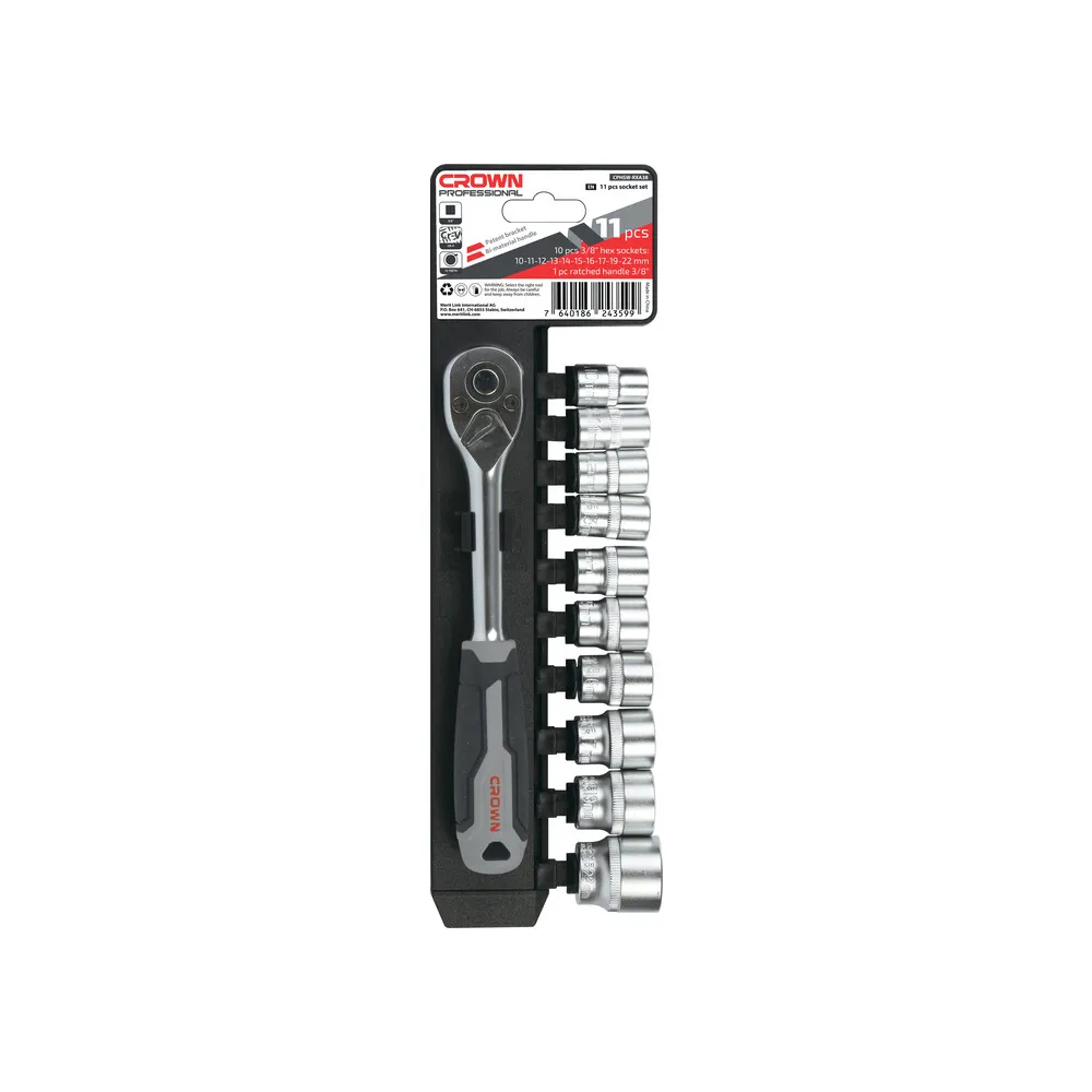 CROWN SET 11 PZ CHIAVE A BUSSOLA DA 1/2 CPHSW-RXA12 CROWN SET 11 PZ CHIAVE A BUSSOLA DA 1/2 CPHSW-RXA12