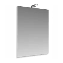 SPECCHIO A FILO  50X70 CM C/LAMPADA LED