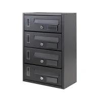 CASSETTA CONDOMINIO MODULAR 4 ANTRACITE
