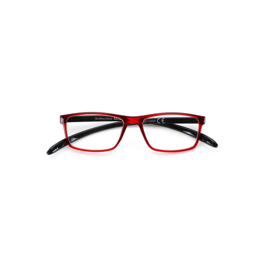 OCCHIALI GMV MOD. VERONA D. 2 COLORE ROSSO (4 OCCHIALI GMV MOD. VERONA D. 2 COLORE ROSSO (4