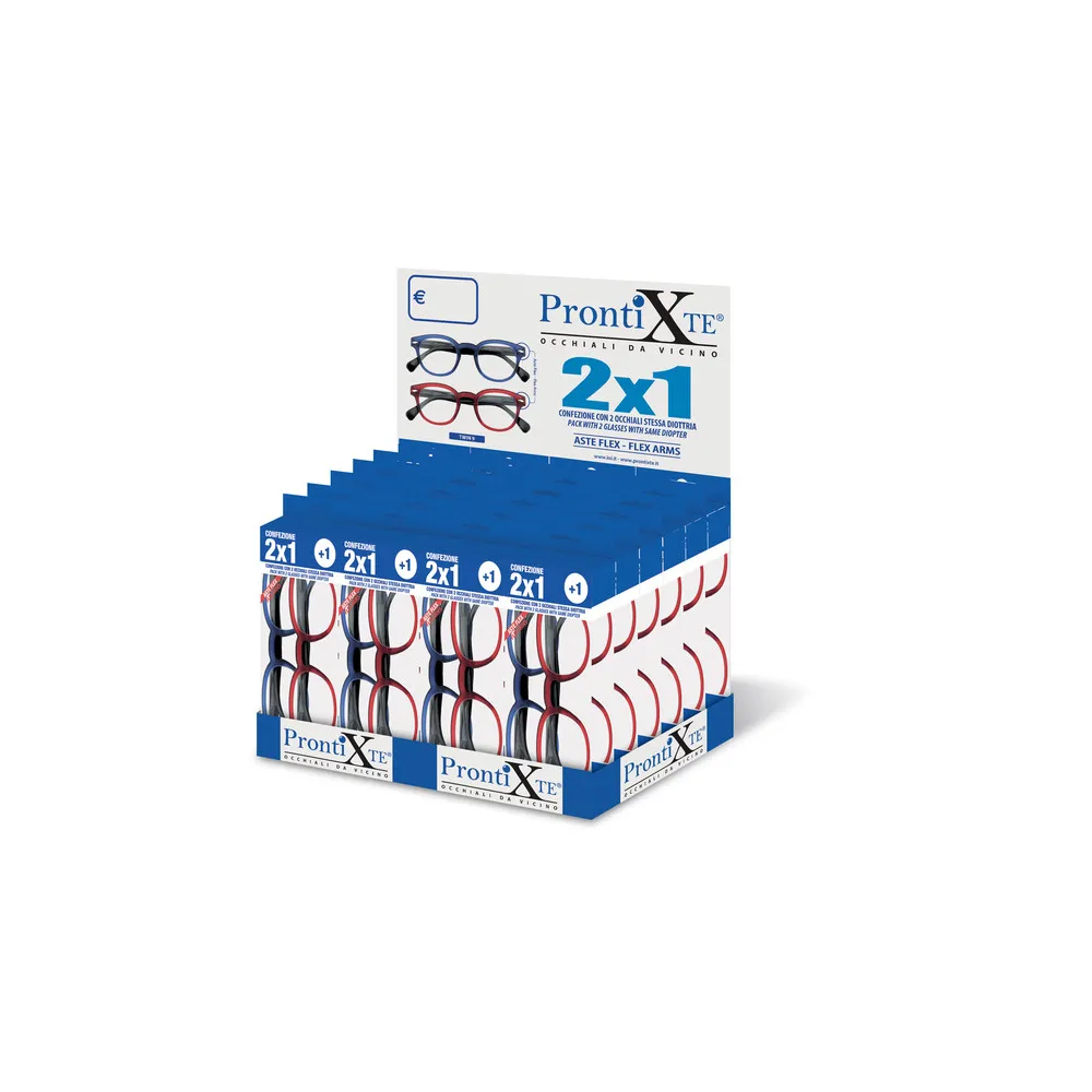 ESPOSIT. OCCHIALI 2x1 PRONTI X TE TWIN/9 24 PEZZI ESPOSIT. OCCHIALI 2x1 PRONTI X TE TWIN/9 24 PEZZI
