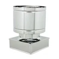 FUMAIOLO A BOTTE INOX AISI 304 32X32 CM