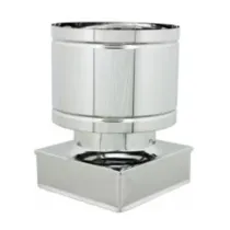 FUMAIOLO A BOTTE INOX AISI 304 37X37 CM