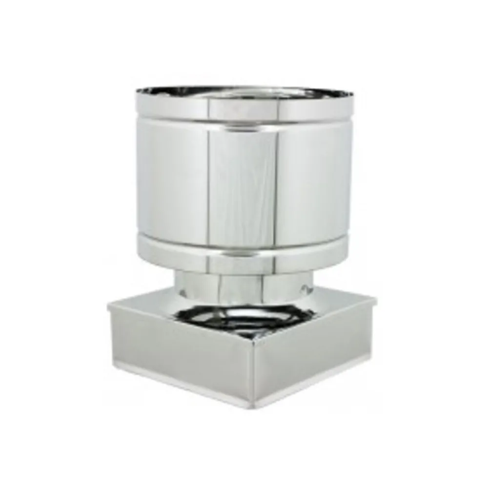 FUMAIOLO A BOTTE INOX AISI 304 37X37 CM FUMAIOLO A BOTTE INOX AISI 304 37X37 CM