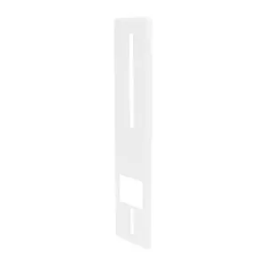 PLACCA P/AVVOLGITORE UNIVERSALE IN ABS BIANCO