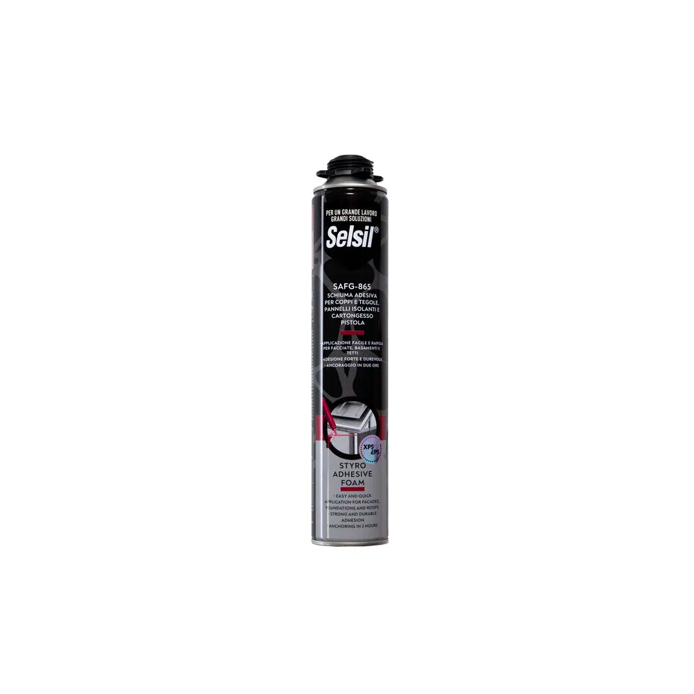 SELSIL SCHIUMA POLIURET COPPI E TEGOLE PIST 750 ML (12 SELSIL SCHIUMA POLIURET COPPI E TEGOLE PIST 750 ML (12