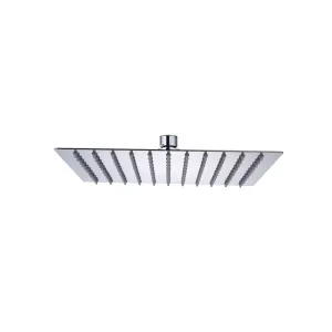 SOFFIONE DOCCIA INOX QUADRO 250X250 MM GROENLA