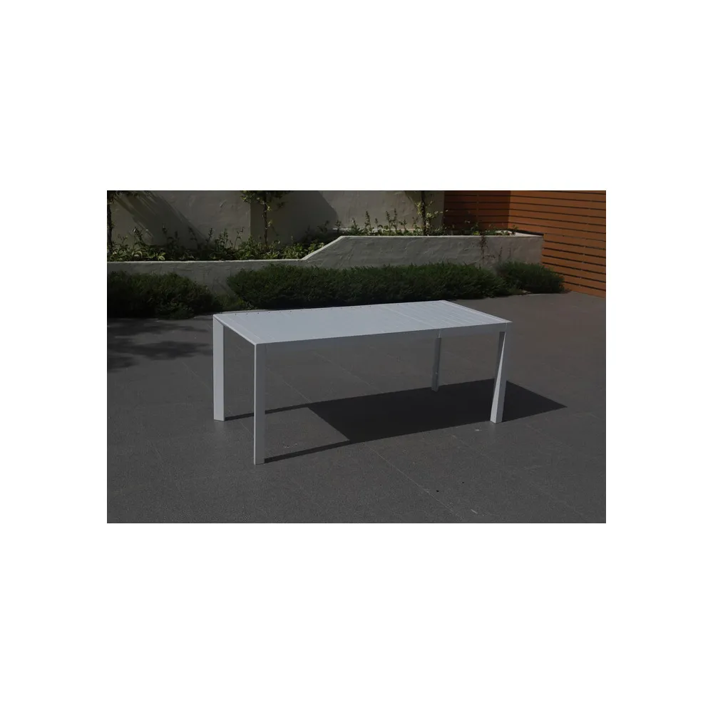 TAVOLO ALLUMINIO ALLUNG BCO 127/180X77XH71CM TAVOLO ALLUMINIO ALLUNG BCO 127/180X77XH71CM