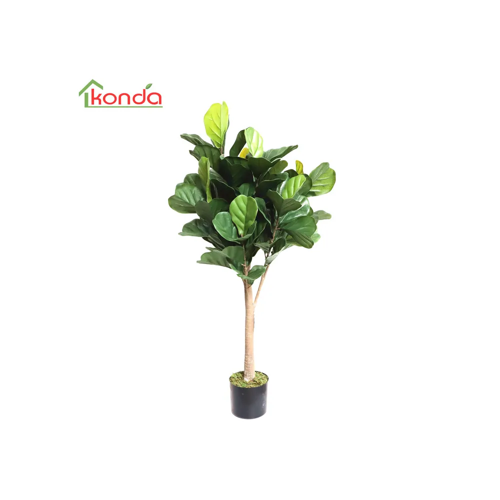 C PIANTA FICUS LYRATA ARTIFICIALE 125 CM (4 C PIANTA FICUS LYRATA ARTIFICIALE 125 CM (4