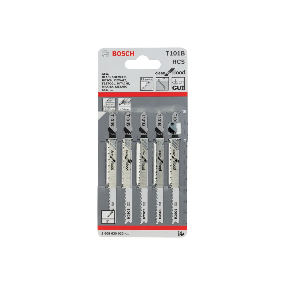 BOSCH-A 5 LAME T 101 B P/SEGHETTO ALTERNATIVO