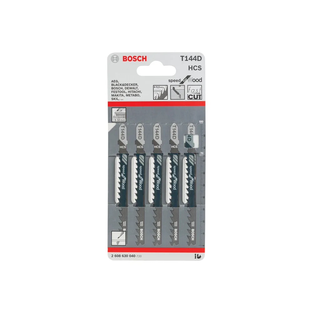 BOSCH-A 5 LAME T 144 D P/SEGHETTO ALTERNATIVO