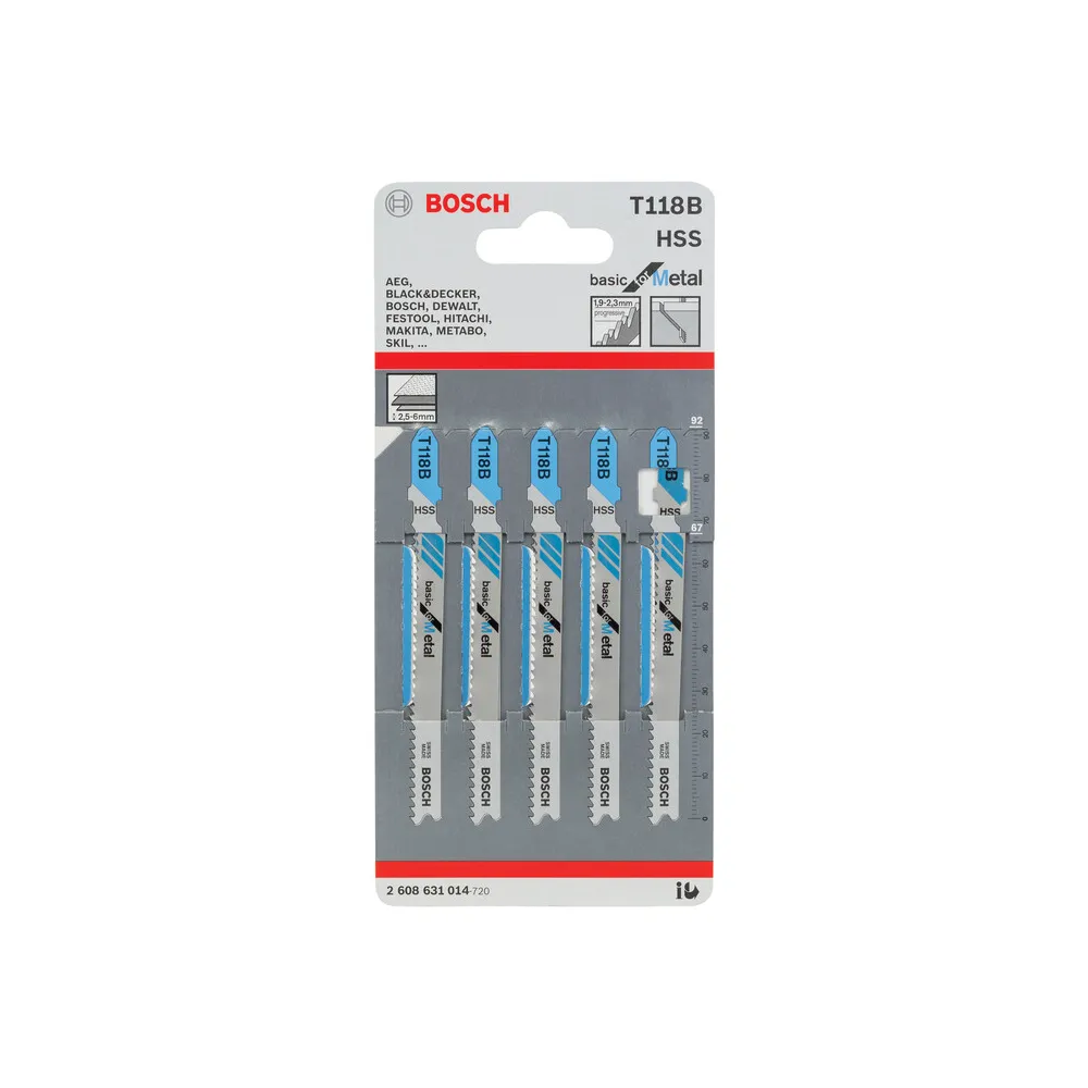 BOSCH-A 5 LAME T 118 B P/SEGHETTO ALTERNATIVO