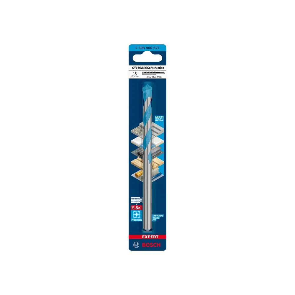 BOSCH-A PUNTA MULTICONSTRUCTION CYL-9 10X90/150 MM (5