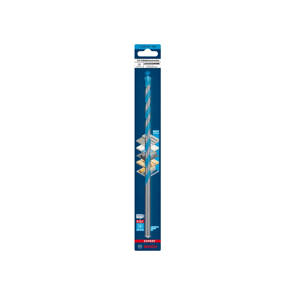 BOSCH-A PUNTA MULTICONSTRUCTION CYL-9 10X200/250 MM