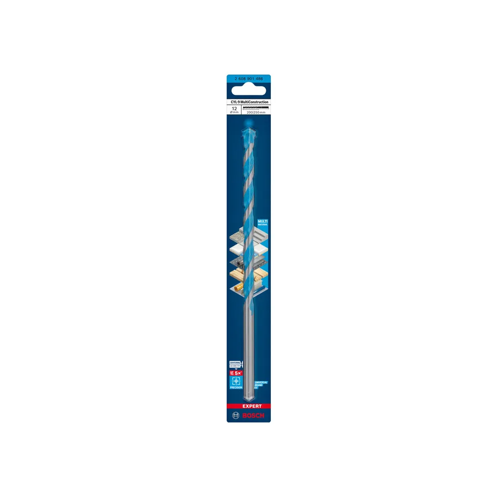 BOSCH-A PUNTA MULTICONSTRUCTION CYL-9 12X200/250 MM